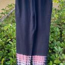 Rails  Black Kingston Jogger Sweatpants in Black Petal Pink Tie Dye SZ XS NWT Photo 1