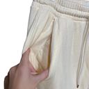 Citizens of Humanity  Laila Casual Fleece Pants Joggers Twilight Cream Size Large Photo 6