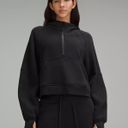 Lululemon Black Scuba Oversized Half-Zip Hoodie Photo 0