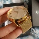 GUESS gold tone analog watch MESH BAND ADJUSTABLE BRACELET  Photo 9