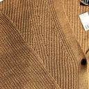 Gap  Shaker-Stitch Oversized Boyfriend Cardigan Camel Tan‎ Size M NWT Photo 7