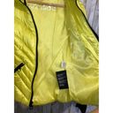 Guess  Women's Puffer Storm Cuffs Quilted Bright Yellow Jacket Coat Size Small Photo 7