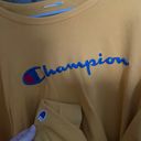 Champion Self-Cropped Yellow Long Sleeve Shirt Size 2X Photo 2