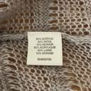 Rebecca Taylor  Grey Chunky Cap Sleeve Open Knit Cardigan Sweater Wool Mohair XS Photo 8