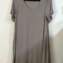 Wilfred  FREE by ARITZIA Teigen Mini Shirt Dress in Lune L Taupe Gray Gauzy Photo 1