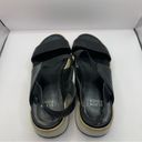 Eileen Fisher  Womens Black 1" Platform Dash Wedge Slip Slingback Sandal 7.5 Photo 6