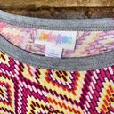 LuLaRoe  Multicolored Geometric Long Sleeve Top Women's Size Large Photo 2