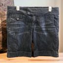 Bermuda Underground Soul  Denim Blue Jean Long Shorts Mid Rise Juniors 11 Photo 0