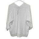 Nic+Zoe  White V-neck Top(Size Medium) Photo 2