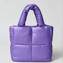 Urban Outfitters  NWT Purple Milly quilted Tote Bag Purse Photo 0