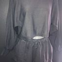 Lounge Zesica Gray Blue Spring  Set (Sweatshirt and Shorts) Womens size Small Photo 1