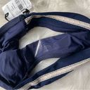 Robin Piccone  Abi Bikini Bottoms NWT Size Small Navy & cream Photo 3