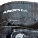 The Kooples  Straight Cut Jeans High Waist in Black Button Fly Womens Size 28 Photo 11