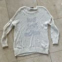 Wooden Ships  But First Coffee Knit Sweater Oversized Sz S/M Photo 1