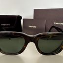 Tom Ford Snowden 50mm Acetate Wayfarer Sunglasses in Havana Tortoise Brown Photo 5