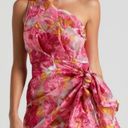 Hello Molly mini pink floral wrap with tie dress Photo 1