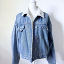 Forever 21 Sherpa Lined Denim Jacket Photo 0