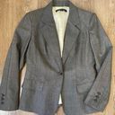 Anne Klein grey wool blend blazer suit jacket stretch lined Women’s size 8P Photo 7