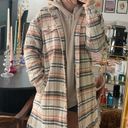 Universal Threads Plaid Trench Coat Photo 0