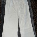 Abercrombie & Fitch Abercrombie Linen-Blend Tailored Wide Leg Pant in White Photo 6