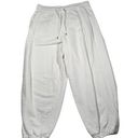 Lululemon  Women's 14 White Relaxed Fit Ultra High Rise French Terry Joggers Photo 0