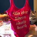 No Boundaries Hot Pink One Piece Bathing Suit Photo 0