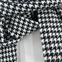 Houndstooth CASHMERE Scarf Made in Scotland  Black White Winter Outdoors Classic Photo 5