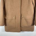 J.Crew  New Chateau Parka Wool Blend Coat Hooded Faux Fur Jacket Size 10 Photo 8