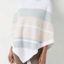 Barefoot Dreams NWT  Ocean Breeze Poncho OS Multi Stripe Pink CozyChic Ultra Lite Photo 0