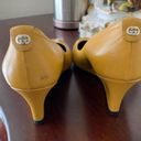 Gucci  Yellow Wedge Heels Size 37 / 6.5 Photo 2