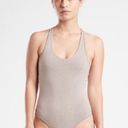 Athleta NWT  Recharge Bodysuit in Grey Heather Size XS Photo 2