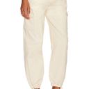 superdown  Kayla Cargo Jogger Pants Off White Size 26 Cotton Baggy Utility NEW Photo 2