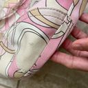 Coach  hobo canvas bag y2k pink shoulder purse
 Top zip pink white Photo 4