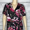 INC  International Concepts Woman NWT 3X Floral Surplice V-Neck Dress w/ Tie Belt Photo 1