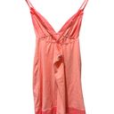 Victoria's Secret Babydoll Coral Slip Dress Lingerie size Small Satin Details Photo 1