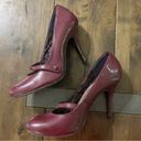 American Eagle Academia oxblood heels burgundy Photo 1