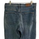 Madewell  Slim Wide Leg Womens 31 Cropped High Rise Denim Blue Jeans Photo 3