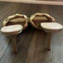 Marc Fisher Gold Heeled Sandals Photo 3