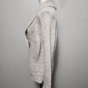 Loft  Beige Alpaca Wool Blend Shawl Collar Sweater Size Medium Photo 2