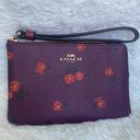 Coach Corner Zip Wristlet With Country Floral Print Photo 1