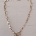 Madewell NWOT  gold chain and toggle necklace Photo 0