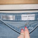 Lane Bryant  Essential Stretch Light Wash Denim Mid Rise Midi Boyfriend Shorts Photo 2