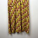 Garnet Hill  Wrap Surplice Faux Wrap Printed Dress Size L Stretch Jersey Casual Photo 3