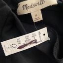 Madewell  Funnelneck Cropped Muscle Tee Black Size M NWT Photo 4