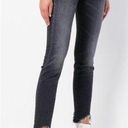 3x1  Authentic Straight Chewed Hem Crop Jeans | Elise Faded Charcoal Wash | 25 Photo 0