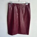 Sunday in Brooklyn Anthropologie  Maxine Faux Leather Skirt Sz Sm Petite Photo 1