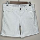 DKNY  JEANS BLEECKER BOYFRIEND WHITE SHORTS SIZE 10P Photo 0