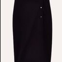 Babaton NWT  Aritiza Billy Black Midi Skirt w/ Buttons 2 Photo 1