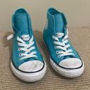 Converse Blue  All Star High Top Zip and String Closure Sneaker Shoes Photo 0