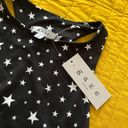 Gaze USA NWT Gaze Black with Stars Bodysuit Photo 2